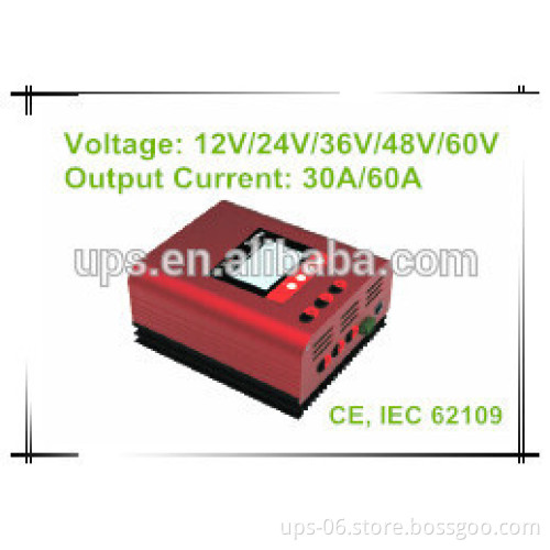 12V/24V/48V 30A 40A 50A 60A solar charge controller for cheap sale,one year warranty